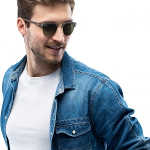 Ray-Ban RB3016 Clubmaster Square Sunglasses