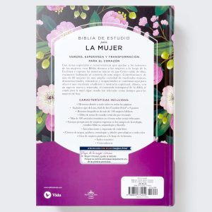 RVR60 Biblia de estudio para la mujer, Tapa dura, Interior a color, Comfort Print: Verdad, esperanza y transformación para el corazón (Spanish Edition)