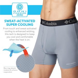 Columbia Men's Omni Freeze Zero Boxer Brief 3 Pack