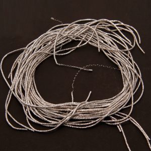 Zardosi Flexible 1mm French Bullion Wires [3 Metallic Colors x 0.29 OZ Each, Total 0.88 OZ / 25 Grams] Spring Nakshi Copper Metallic Thread for Embroidery and Jewelry Making