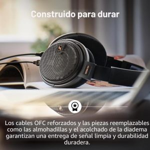 Sennheiser HD 660S2 - Auriculares de diadema de grado audiófilo con parte trasera abierta y graves profundos con rendimiento acústico refinado, auriculares para PC, música, juegos, podcasts, negro