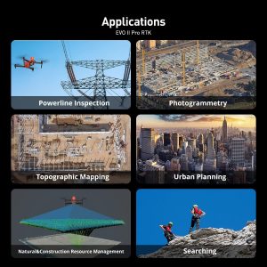 Autel Robotics EVO II PRO RTK V3, Real-time Centimeter-Level Positioning, Remote ID, S-ony 1'' 6K/30fps HDR Camera, GNSS Base Station & PPK Support, 38 Minutes, 15KM Transmission, for Mapping/Photogrammetry/Urban Planning/Searching