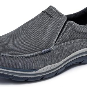Skechers Mocasines sin Cordones Expected Avillo de Ajuste Relajado para Hombre