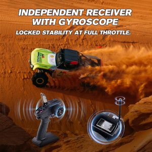 FMS 1/7 Ford Bronco RTR EB Fast RC Truck – Licensed by Ford & RTR Vehicles, 80km/h Short Course Truck, 4WD Brushless RC Car, CNC Metal Parts, Off-Road Rock Crawler 4x4 for Adults (2024 paint scheme)