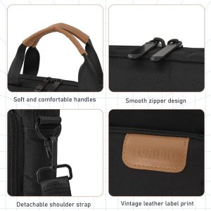 9-11 Inch Tablet Sleeve Bag, Padded Protective Travel Carrying Case for iPad A16 2025, iPad Air M4 11-inch 2026 M3 M2, iPad Pro M5/M4 11 inch, iPad 10/9/8/7th, Galaxy Tab A9+/S9/S8 11" | with shoulder Strap