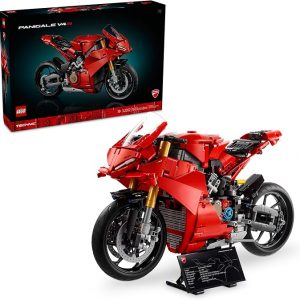 LEGO Technic Ducati Panigale V4 S Motorcycle Toy - Building Set for Adults, Men & Women, Ages 18+ - Gift for Birthdays - 42202