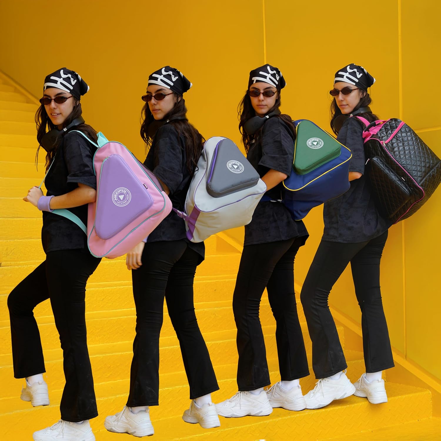 Skate Bag for Ice, Inline, Roller & Quad Skates - Kids & Adults