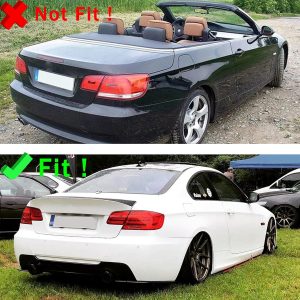 PENSUN Tail Lights Rear Lamp LED Smoke Fit for 2006-2012 BMW 3-Series M3 E92 Coupe LCI