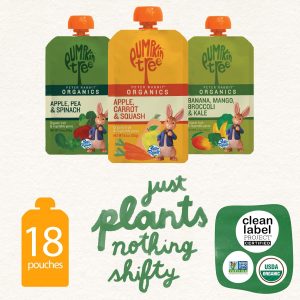 Peter Rabbit Organics - Bolsas exprimibles de frutas y verduras, 4 onzas (paquete de 18)