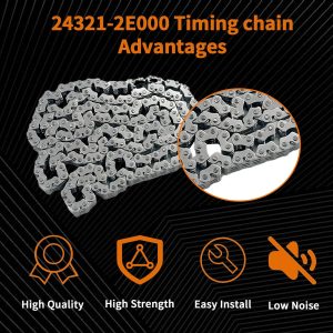 24321-2E000 Timing Chain Kit with Intake and Exhaust VVT Gear Compatible with Kia Soul 2.0L 2012-2013/Hyundai Elantra 1.8L 2011-2014