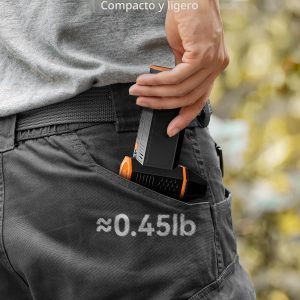 WOLFBOX MF50 Plumero de aire comprimido - Soplador eléctrico de aire de 110000RPM Super Power, soplador mini ajustable de 3 velocidades con carga rápida, soplador de polvo para computadora, teclado