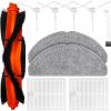 Kit de accesorios para aspiradora robot Xiaomi S20, 1 cepillo principal, 2 filtros HEPA, 4 cepillos laterales, 2 almohadillas de trapeador, 1 herramienta de limpieza, piezas de repuesto accesorios de