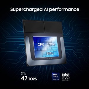 Samsung 16” Galaxy Book5 Pro 360 Copilot+ PC, AI Computer, Intel Core 7 Ultra Processor, 3K AMOLED (2880x1800) Touchscreen, S Pen,120Hz, Dolby Atmos, Student Laptop, Lightweight, All-Day Battery Life