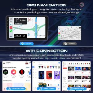 10.1 Inch Touch Screen Stereo for Hyundai Tucson IX35 2010-2015 with Wireless CarPlay Android Auto GPS WiFi Bluetooth 64G ROM Built-in Cooling Fan