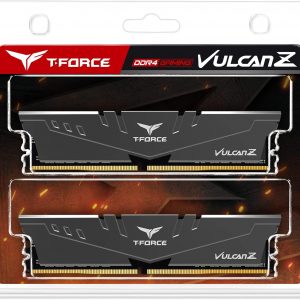 Teamgroup T-Force Vulcan Z DDR4 32 GB Kit (2 x 16 GB) 3200 MHz (PC4-25600) CL16 Módulo de memoria de escritorio Ram (gris) - TLZGD432G3200HC16FDC01