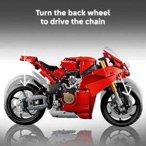 LEGO Technic Ducati Panigale V4 S Motorcycle Toy - Building Set for Adults, Men & Women, Ages 18+ - Gift for Birthdays - 42202
