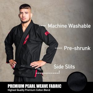 Elite Sports BJJ GI for Men IBJJF Kimono BJJ Jiujitsu GIS W/Preshrunk Fabric & Free Belt (See Special Sizing Guide)