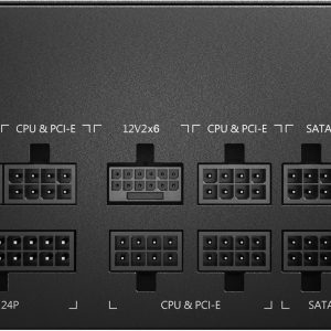 MSI MAG A750GL PCIE5, Fully Modular Compact Gaming 750W Power Supply, 80+ Gold, ATX 3.1 & PCIe 5.1 Ready, Native Dual-Color 12V-2x6 Cable, 10 Year Warranty