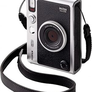 Instax mini EVO Cámara de Fotos e Impresora 2 en 1 con Pantalla LCD de 2.7 pulgadas, 10 Efectos de Lente y 10 Efectos de Película, Formato de Película Mini, Negro