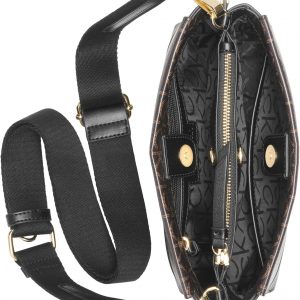 Calvin Klein Women's Bianca Triple Compartment Crossbody
