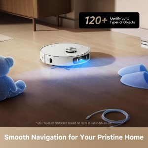 DREAME L40s Ultra AE Robot Vacuum and Mop Combo, 19,000Pa Suction, Self Emptying Dust Box, Flexible Mop & 167℉ Self Cleaning Washboard, Diverse Brush Selection, All-in-One Station, Auto Refill