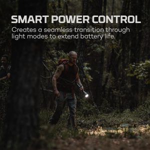 NEBO DAVINCI 18000 - Linterna de dial magnético | 18000 lúmenes, 5 modos de luz, linterna impermeable recargable para senderismo, campamento y caza, defensa personal táctica, incluye cable de carga