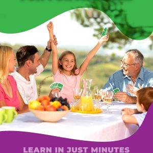 Slapburger Card Game - Fast-Paced Kids and Family Games for Ages 4 and Up - Fun Card Game for Birthdays, Classroom, Camping, Game Night & Friends - Easy to Play, 2 to 6 Players, 15 Minutes Playtime