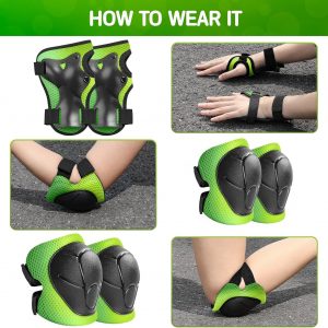 Toddler/Kids Bike Helmet Set for Boys Girls 3D Adjustable Kids Helmet Protective Gear Set Knee Elbow Wrist Pads and Multi-Sports Skateboard Scooter Cycling Roller Balance Bike