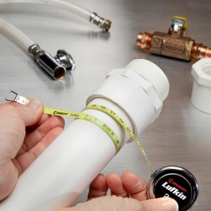 Crescent Lufkin 6mm x 2m Executive Diameter Yellow Clad A20 Blade Pocket Tape Measure - W606PM