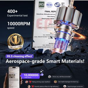 2026 Upgrade Makeup Brush Cleaner Machine【NO.1-12X Cleaning Power】Electric Makeup Brush Cleaner【SGS Certified - 10000RPM Turbo Motor】Sonic Vortex Cleaning Tech, Suitable for All Brush Brushes，White