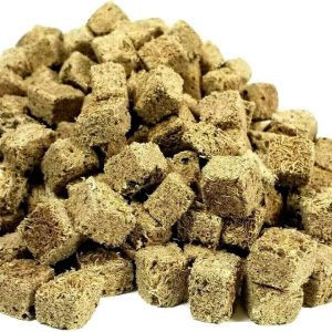 Aquatic Foods Inc. Cubitos de gusano Tubifex liofilizados. Gusanos 100% Tubifex para todos los peces tropicales, peces marinos, terrestres y tortugas acuáticas. Alimentos de pescado tropicales