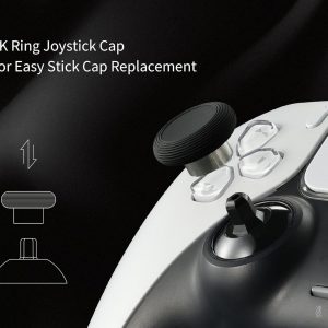 GuliKit TMR Magnetic Joystick Replacement Kit for PS5 DualSense/DualSense Edge Controller,Anti-Drift Electromagnetic Stick Repair Module with Thumbstick Caps, Soldering Required