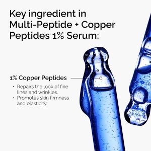 The Ordinary Multi-Peptide + Copper Peptides 1%, GHK-Cu Anti-Aging Serum for Fine Lines and Skin Elasticity