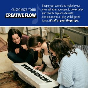 Casio Casiotone CT-S1 – 61-Key Touch-Sensitive Retro Keyboard | Sleek, Portable Design for Beginners to Pros | Stereo Grand Piano + 60 AiX Tones | USB-MIDI Connectivity | Red