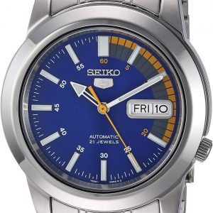 SEIKO Automatic Watch for Men 5-7S Collection - with Day/Date Calendar, Luminous Hands, Stainless Steel Case & Bracelet