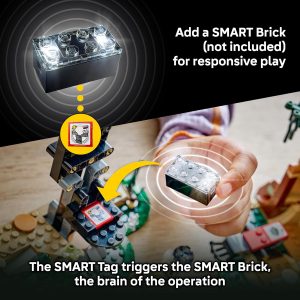 LEGO Star Wars SMART Play: Yoda’s Hut and Jedi Training - Building Toy for Role Play - Compatible Set with 2 SMART Tags and 2 Minifigures - Gift for Boys, Girls and Kids Ages 8+ - 75422