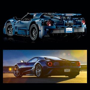 LEGO Technic 2022 Ford GT - Juego de construcción para adultos, kit coleccionable con características auténticas, a escala 1:12 en adelante, regalos para hombres y mujeres, para exhibir como dormitorio o decoración del hogar - 42154