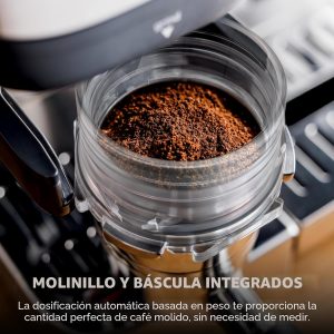 Ninja Luxe Café 3 en 1 - Máquina de café expreso, café por goteo y café frío | Molinillo de café integrado, espumador de leche, manipulación asistida y almacenamiento de accesorios de espresso