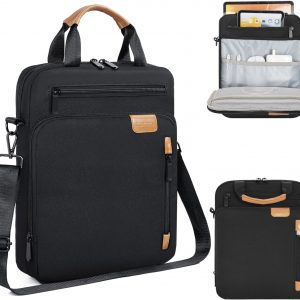 9-11 Inch Tablet Sleeve Bag, Padded Protective Travel Carrying Case for iPad A16 2025, iPad Air M4 11-inch 2026 M3 M2, iPad Pro M5/M4 11 inch, iPad 10/9/8/7th, Galaxy Tab A9+/S9/S8 11" | with shoulder Strap