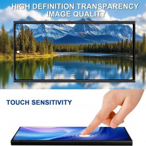 Pantalla OLED para Samsung Galaxy S23 Ultra 5G Reemplazo de pantalla LCD para Samsung S23 Ultra Digitalizador táctil con conjunto de herramientas de marco S918U S918A Versión EE. UU. (Negro)