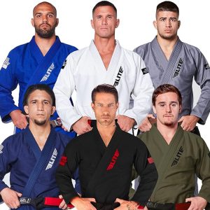 Elite Sports BJJ GI for Men IBJJF Kimono BJJ Jiujitsu GIS W/Preshrunk Fabric & Free Belt (See Special Sizing Guide)