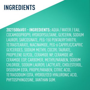 CeraVe Limpiador Facial Espumoso, Lavado Facial Diario para Piel Grasa, Ácido Hialurónico + Ceramidas + Niacinamida, Sin Fragancia y Sin Parabenos, Lavado Facial de Control de Grasa que No Reseca, 19