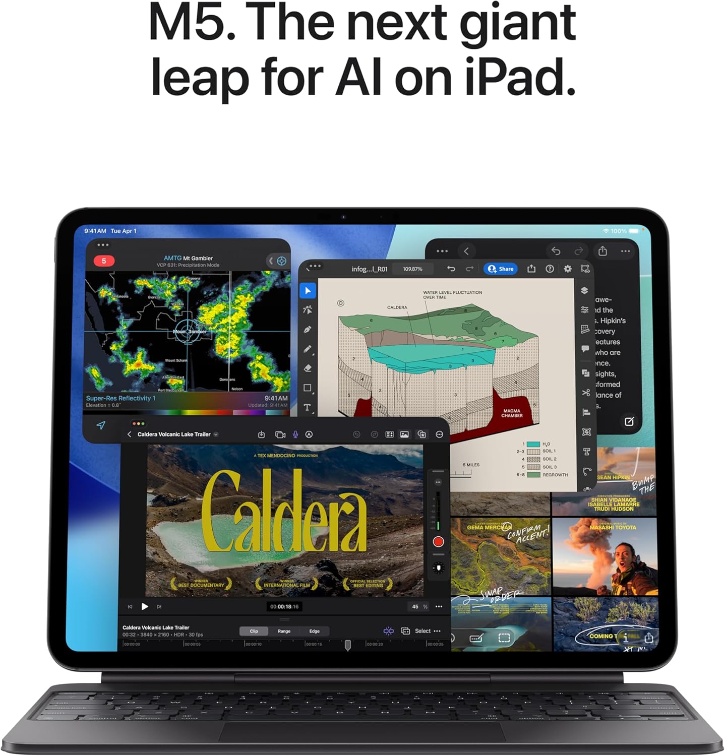 2025 Apple iPad Pro with Apple Chip M5 (13-inch, Wi-Fi + Cellular, 256GB) Space Black (Renewed)