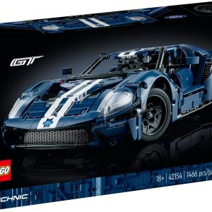 LEGO Technic 2022 Ford GT - Juego de construcción para adultos, kit coleccionable con características auténticas, a escala 1:12 en adelante, regalos para hombres y mujeres, para exhibir como dormitorio o decoración del hogar - 42154