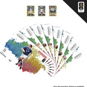 Monopoly Panini Prizm: Juego de mesa de fútbol de la Copa Mundial de la FIFA I con Monopoly Panini Prizm FIFA World Cup 2026 Trading Cards I a partir de 8 años