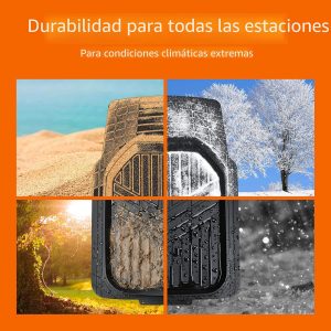 AmazonBasics – Alfombrilla de goma para todo el año, para automóviles, vehículos utilitarios deportivos y camiones. 2 unidades.