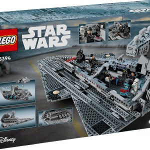 LEGO Star Wars Imperial Star Destroyer Juego de juguetes de construcción – Construcción y exhibición para niños y niñas, a partir de 10 años – Regalo para cumpleaños – Star Wars Darth Vader y 6