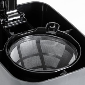 Amazon Basics 5 Cup Drip Coffee Maker with Glass Coffee Pot (0.8 Qt), Auto Shut-off, Auto Pause, Removable Filter Basket, Matte Black