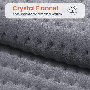 Heating Pad for Back Pain Relief, Heating Pads for Period Cramps with 9 Heat Settings & 4 Timers Auto-off, Machine Washable, Dry & Moist Heat, Soft Electric Heating Pad for Sore Muscles,Gift,12''×24''