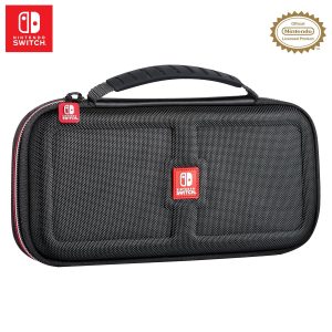 R.D.S. INDUSTRIES, INC. – Game Traveler Deluxe Licensed Travel Case Designed for Nintendo Switch, Lite, OLED, Black Small (NNS40)